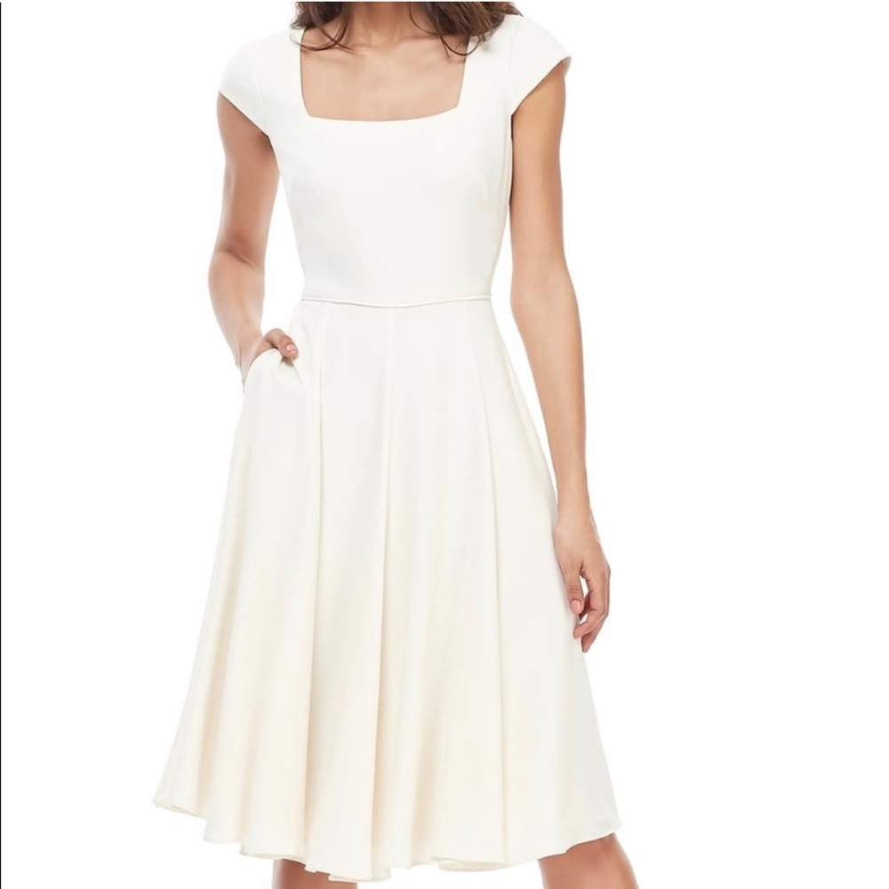 Gal Meets Glam | Regina Dress | Cream, Size 6